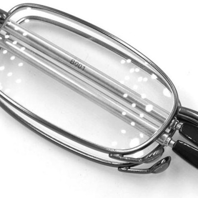 Kính lão gọng xếp 868 màu xám tròng lão từ 1 độ đến 4 độ