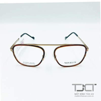 GỌNG KÍNH CẬN UNISEX  CÁ TÍNH THỜI TRANG  , CHÍNH HÃNG NOVELTY N22023