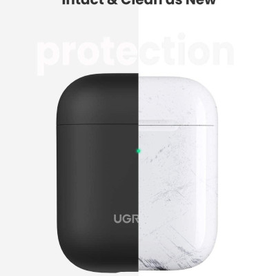 Ugreen UG80479LP367TK Airpods Màu Đen Hộp bảo vệ Silicone - HÀNG CHÍNH HÃNG