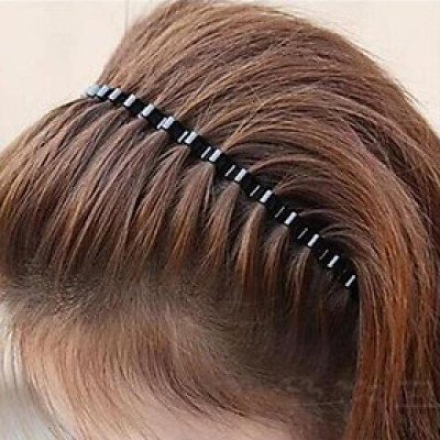 Cài tóc đơn giản thiết kế gợn sóng cá tính