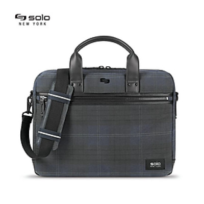 Túi xách Nam Solo Bryce 15.6" HLD100-51 Xanh - Đen Kích thước: Cao 34 x Ngang 43 x Rộng 9 cm Bảo hành 05 năm