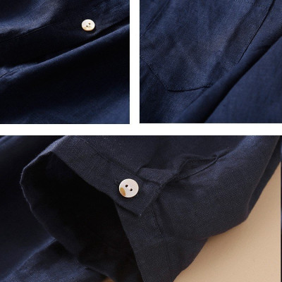 Áo sơ mi nữ cổ V kẻ sọc SM51