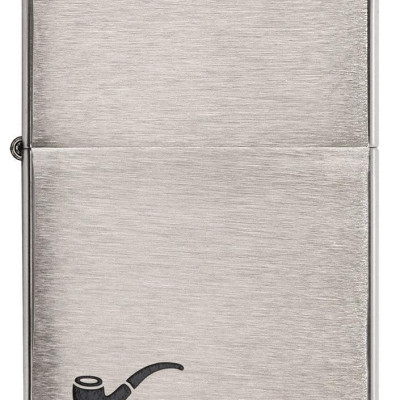 Bật Lửa Zippo Pipe Brushed Chrome 200PL