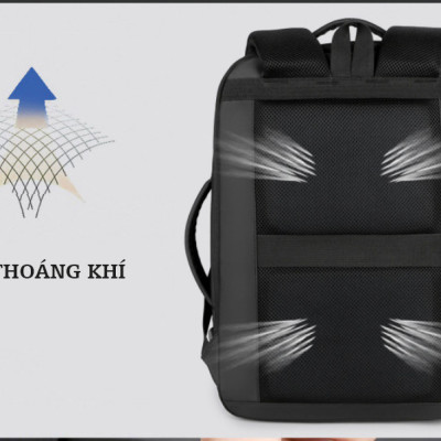 Balo nam thời trang cao cấp phong cách mới 15,6"