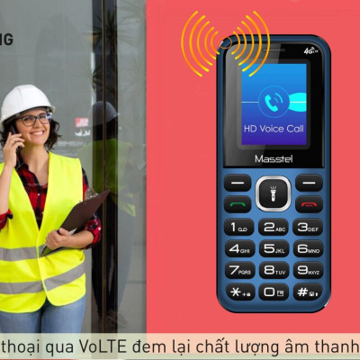 Điện thoại Masstel Izi S1 4G (LTE) Gọi HD Call - Hàng chính hãng