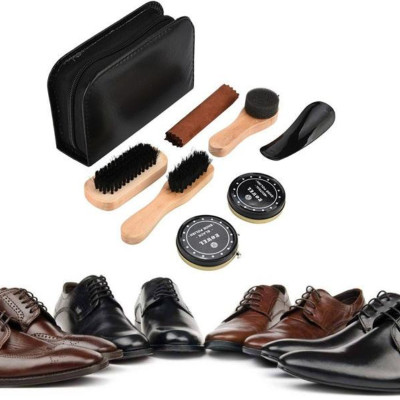 Bộ dụng cụ đánh giày, bộ xi đánh giày 7 món tiện lợi