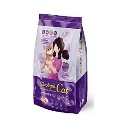Thức ăn hỗn hợp hoàn chỉnh cho mèo mọi độ tuổi DOULIGHT CAT
