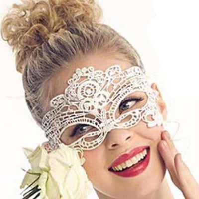 Mặt nạ ren Cosplay cho nữ - Màu trắng