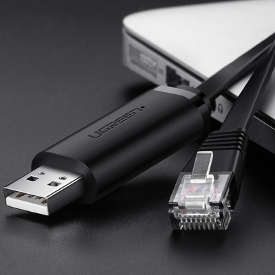 Cáp lập trình Console USB to RJ45 FTDI chính hãng Ugreen 50773