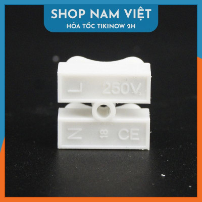 Domino Nối Dây Điện Nhanh, Cút Nối Dây 2 Đầu Cách Điện CH-2 - Hàng Chính Hãng