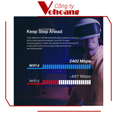 Bộ Chuyển Đổi Card WiFi PCIe TP-Link Archer TX55E Bluetooth 5.2 Wi-Fi 6 AX3000 - Hàng Chính Hãng