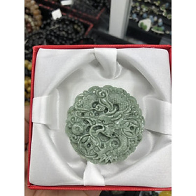 Mặt dây chuyền Rồng phong thủy đá ngọc phỉ thúy