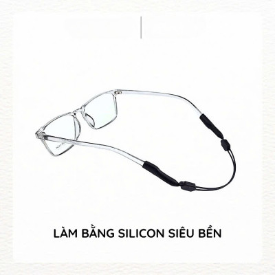 Dây đeo mắt kính giữ gọng kính, chơi thể thao chống rơi kính Trượt Chất Liệu Nhựa Silicon, Ôm Sát Vòng Đầu Phiên Bản Nâng Cấp Chơi Thể Thao Sports
