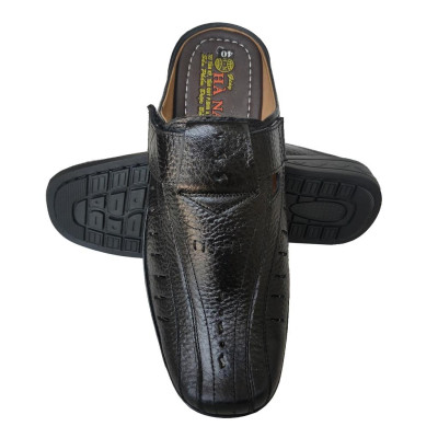 Dép Bít Mũi Nam HÀ NAM Da Bò Thật Cao Cấp GSB20129