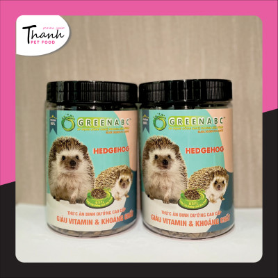 Thức ăn Nhím Kiểng của nhãn GREENABC – Cung cấp đầy đủ protein - canxi - lipid thơm ngon kích thích khứu giác, ăn ngon – Hộp 280g