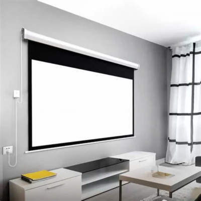 Màn chiếu điện sử dụng remote Apollo chính hãng 85 inch, 100 inch, 120 inch và 135 inch - Bảo hành 12 tháng - Hàng nhập khẩu