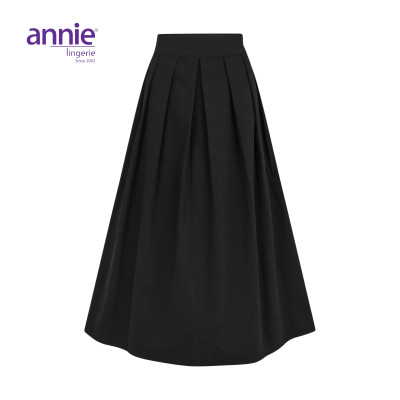 Váy chống nắng annie cotton màu đen thời trang form rộng dễ mặc siêu bền