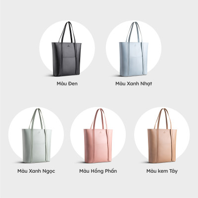 Túi Yuumy ( Thời trang nữ công sở dáng đứng cỡ trung - Túi xách da Seasand YTX35 )