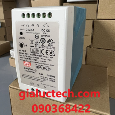 Nguồn Meanwell MDR-100-24 Hàng nhập khẩu