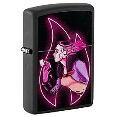 Bật Lửa Zippo Classic Black Matte Color Image 48139