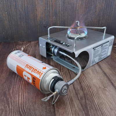 Phụ kiện dây nối dài bình gas mini có van Campingmoon Z37