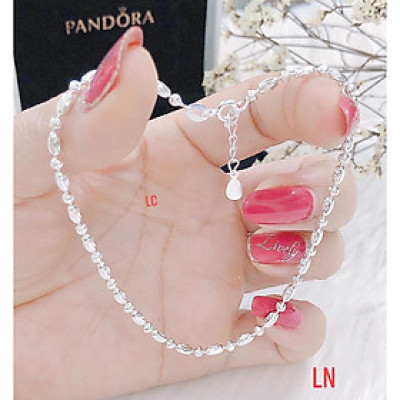 Lắc chân bạc thời trang cao cấp chất liệu bằng bạc Ý s925 MS15m