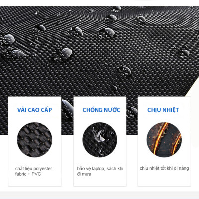 Balo laptop sức chứa lớn vải fabric cao cấp hàng chính hãng YVan 0516-1