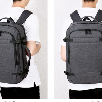 Ba lô nam thông minh đa năng siêu cao cấp nam sạc USB tiện dụng chứa máy tính 14 đến 17 inh - xám đá