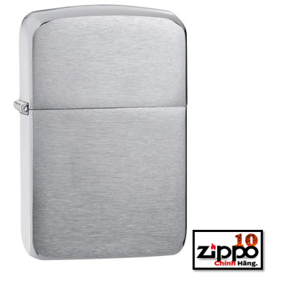 Bật lửa Zippo 1941Replica Brushed Chrome (Trắng nhám) SKU: 1941 - Chính hãng 100% 