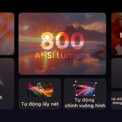 Máy chiếu thông minh Yaber U6 Pro Full-HD 4K Android Tivi - Hàng Chính Hãng - Thương hiệu Máy chiếu mini Máy chiếu gia đình văn phòng hàng đầu