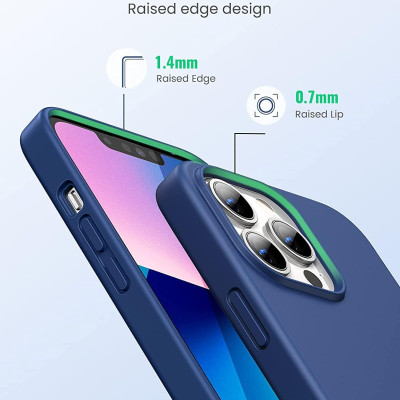 Ugreen UG80678LP546TK Navy Blue Silicone Ốp Lưng Iphone 13 Pro Max 6.7inch - HÀNG CHÍNH HÃNG