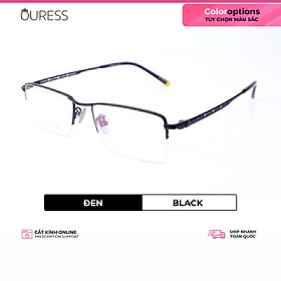 Gọng kính titanium thời trang nam siêu nhẹ siêu bền OURESS sw10006