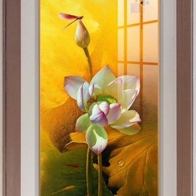 Tranh Đứng Tráng Gương-Tranh Treo Tường Phong Thủy