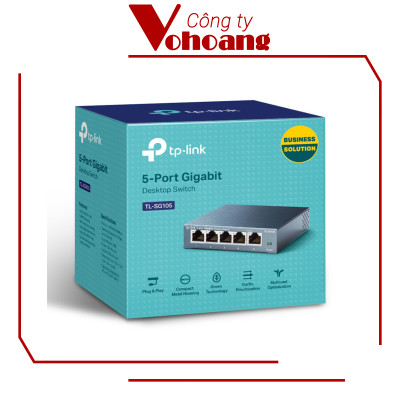TP-Link  TL-SG105 - Switch Để Bàn 5 Cổng Gigabit - Hàng Chính Hãng