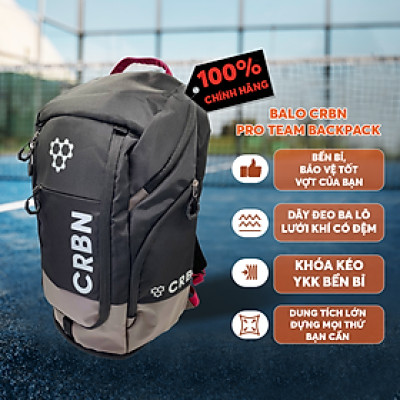 Balo Pickleball CRBN Pro Team Backpack Cao Cấp - Hiện Đại - Dung Tích Lớn - Ngăn Chứa Tiện Lợi - Chất Liệu Bền Bỉ