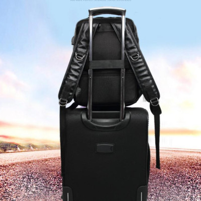 Ba lô da nam công suất lớn phong cách mới tích hợp công nghệ 4.0 (15,6")