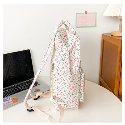 Balo đựng laptop 14 inch, ba lô sinh viên đựng máy tính vải polyester hoạt hình dễ thương IDIGO FBP6 - 3393