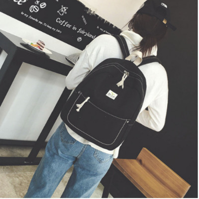 Ba Lô Canvas Sinh Viên Phong Cách Hàn Quốc 208069m