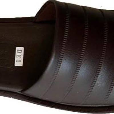 Dép Nam Bảng Ngang BIGGBEN Da Bò Thật DN61