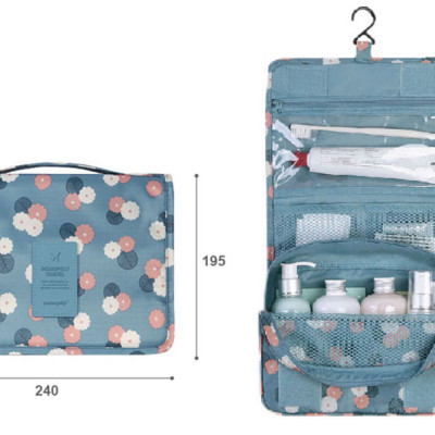 Túi Đựng Mỹ Phẩm Gấp Gọn - Hàng Chính Hãng (Màu, họa tiết ngẫu nhiên)