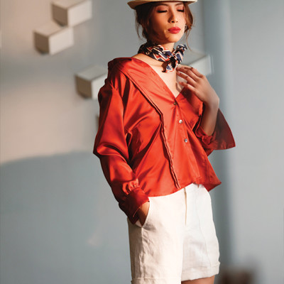 Áo Sơ Mi Lụa Chrisley TOP173 Thời trang thiết kế Hity