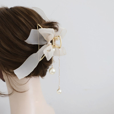 Kẹp càng cua ghim cặp tóc cặp tóc Hàn Quốc nơ nàng thơ