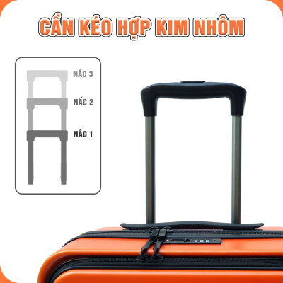 TẶNG TÚI ĐỰNG GIÀY + THẺ TAG - Vali có ngăn đựng Laptop TRIP LUX90 size 20inch - Hàng chính hãng