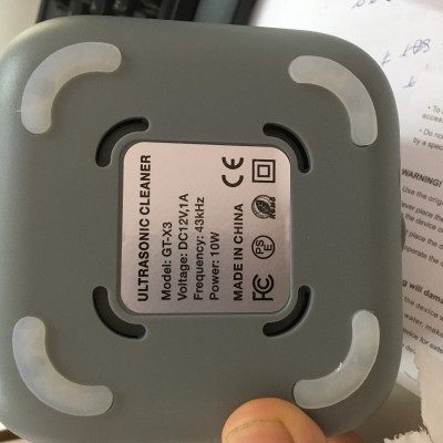 Máy rửa siêu âm mini GTsonic X3 – dung tích 180ml, công nghệ sóng siêu âm hiện đại, làm sạch sâu và loại bỏ bụi bẩn hiệu quả cho trang sức, kính mắt, đồng hồ, dụng cụ nha khoa, linh kiện điện tử – Hàng chính hãng