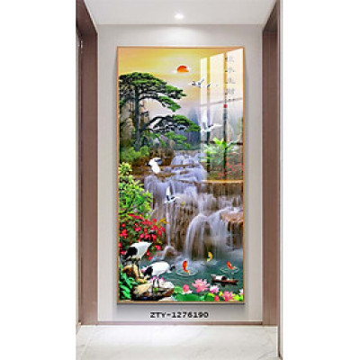 Tranh Đứng Tráng Gương-Tranh Treo Tường Phong Thủy