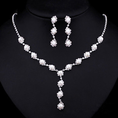 Bộ trang sức cô dâu chuỗi ngọc trai