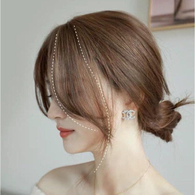 Mái hất 3D 100% tóc thật