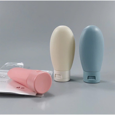 Set 3 tuýp chiết mỹ phẩm du lịch đựng dầu gội, sữa tắm, lotion, toner 60ML- Bộ chai lọ chiết mỹ phẩm tái sử dụng Phượt Dã Ngoại Đi Chơi Văn Phòng