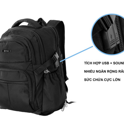 Balo laptop du lịch đi phượt thời trang dung tích siêu lớn hàng chính hãng YVan 1822