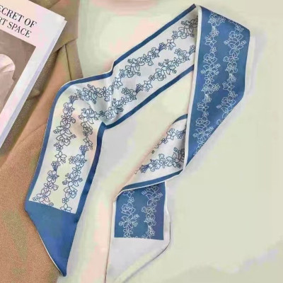 Dây Buộc Tóc Nữ In Hoa 3D Khăn Choàng Cổ Khăn lụa Thời Trang Phụ Kiện Mặc Đi Chơi Quà Tặng Cao Cấp-New Design PK0011